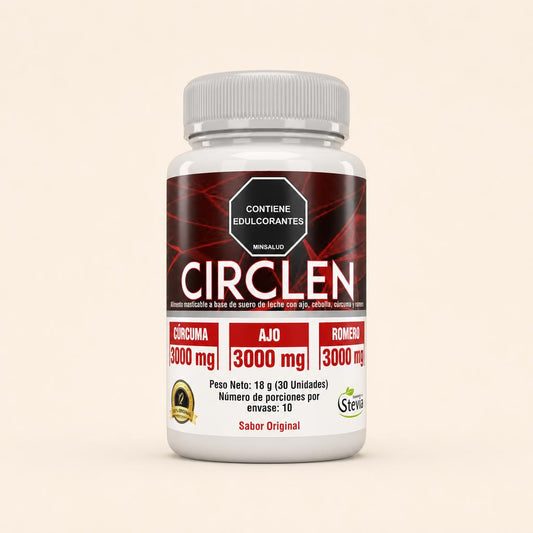 CIRCLEN, vista frontal del frasco