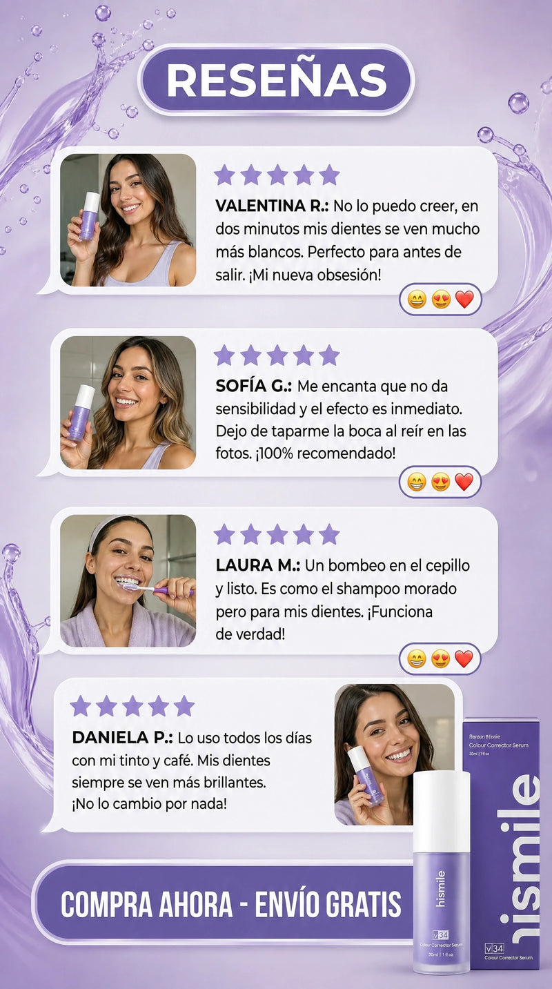 Guia de uso del blanqueador dental en 4 pasos